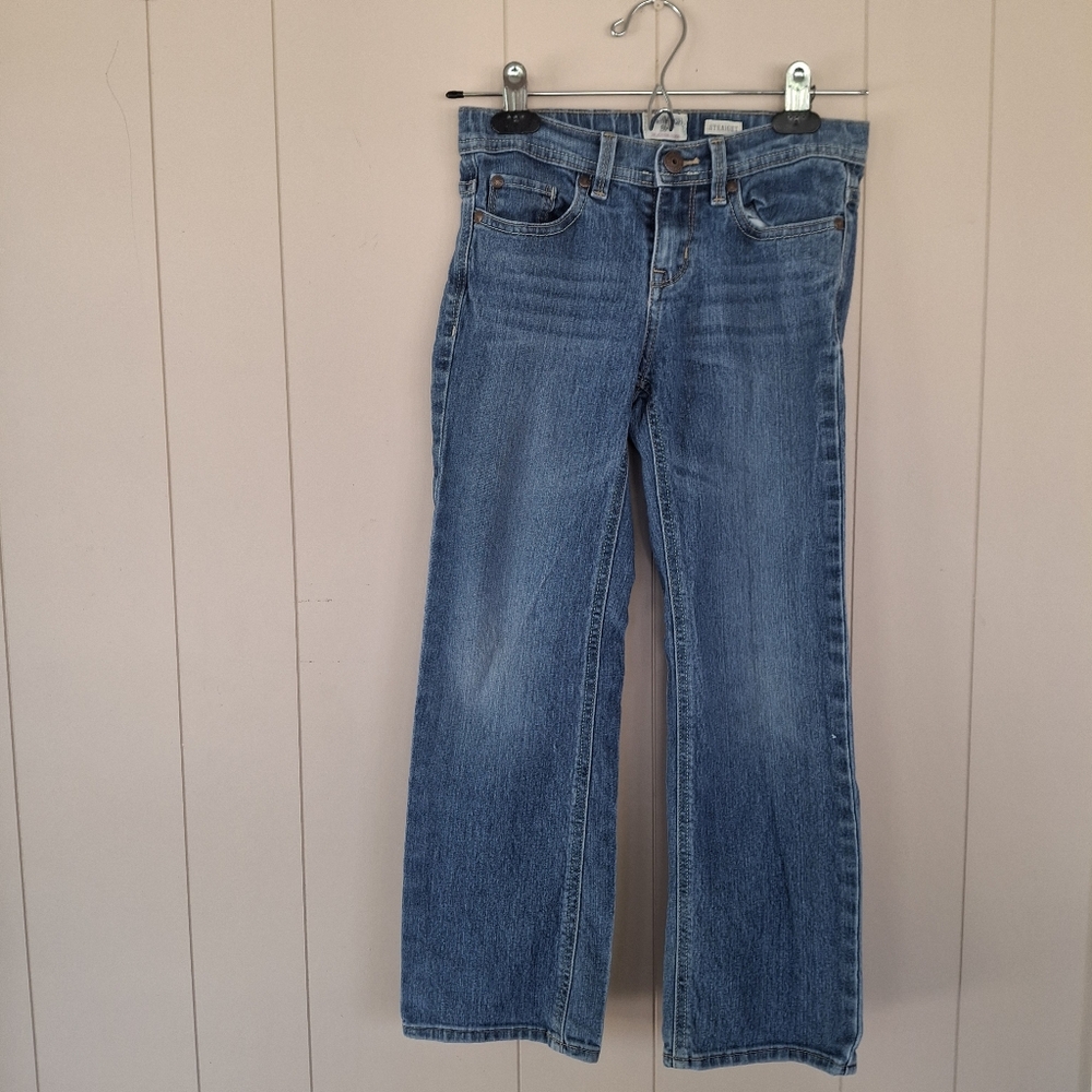 OshKosh Straight Leg Jeans Girls Size 8 Adjustable Waist